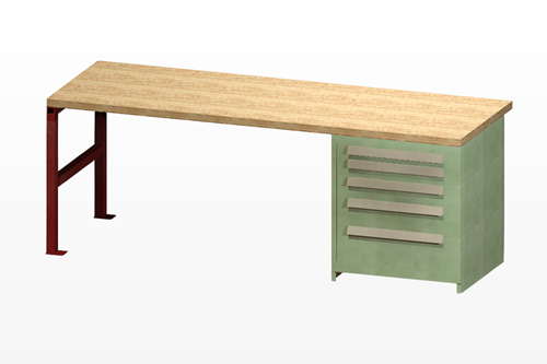 Industrial Workbench with Vidmar